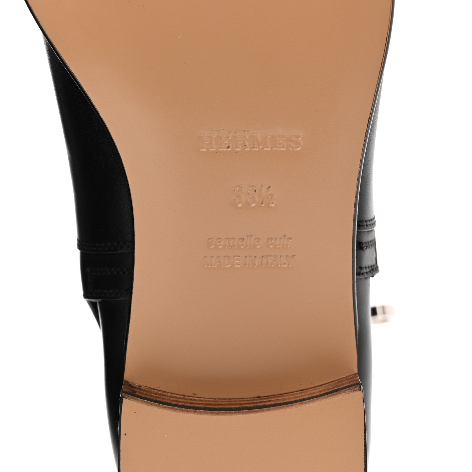 Hermes Calfskin Neo Low Boots 38.5 Black 7 of 10