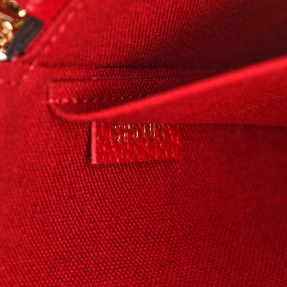 Louis Vuitton Empreinte Pochette Felicie Chain Wallet Scarlet 8 of 12