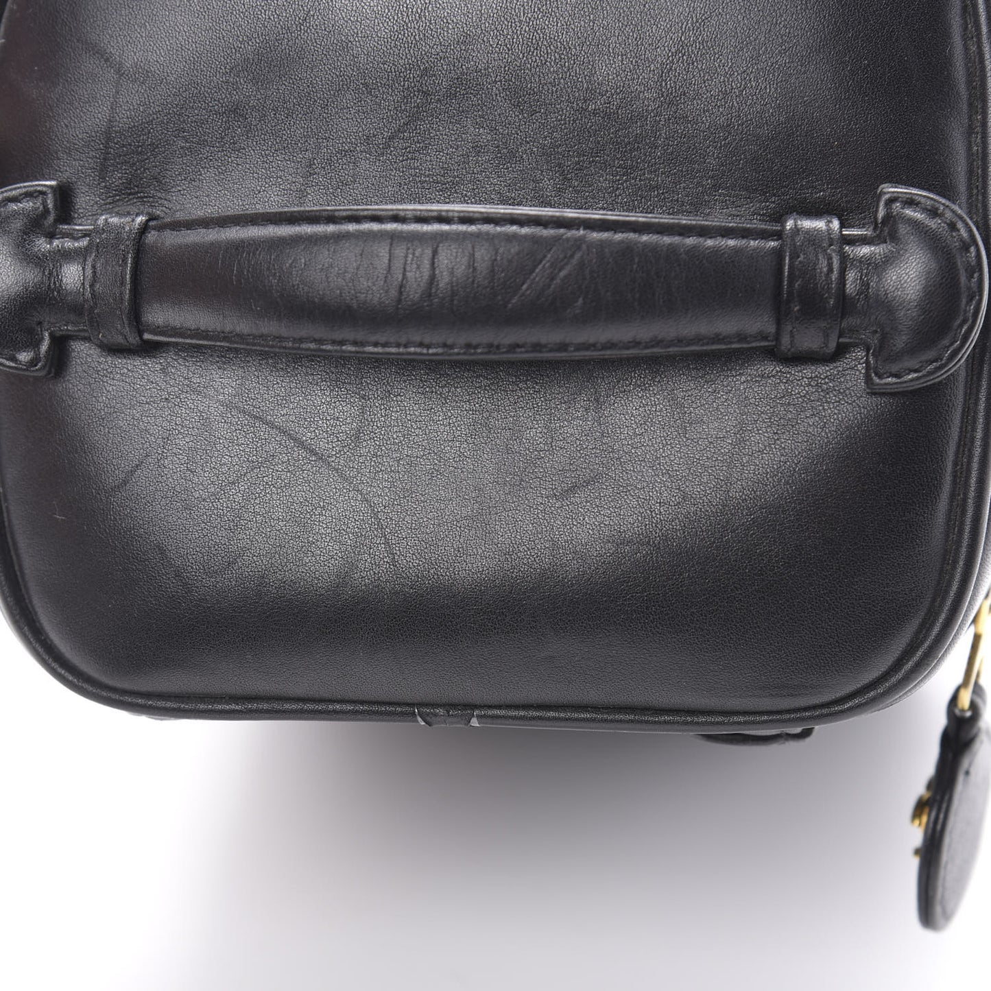 Lambskin Vanity Cosmetic Case Black