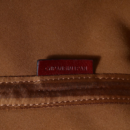 Burberry Patent Trim Small Nova Check Tote Red 6 of 10