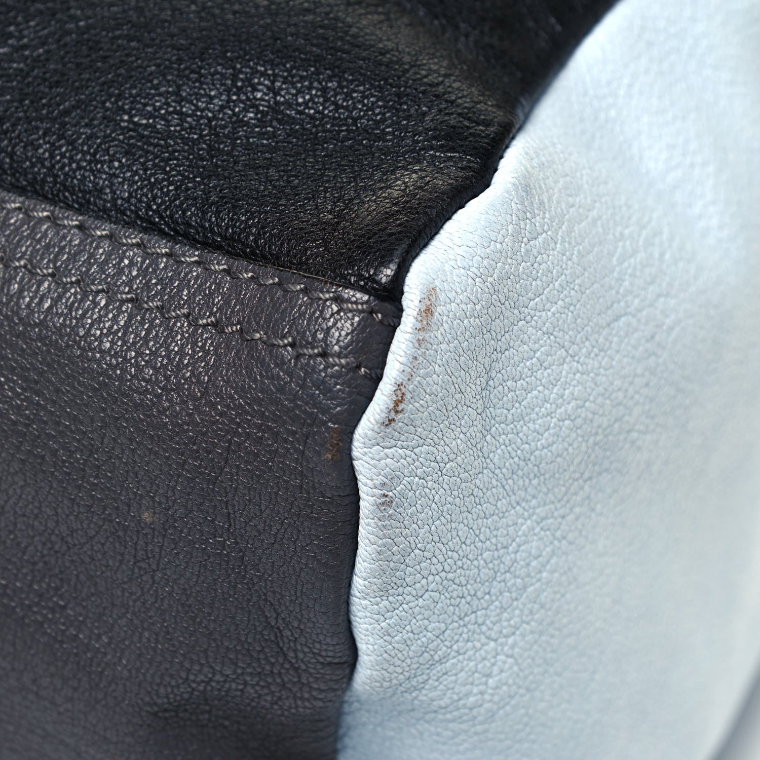 Givenchy Sugar Goatskin Medium Tri-Color Pandora Blue Grey Black 9 of 16