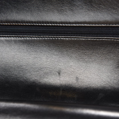 Chanel Lambskin Quilted Medium Double Flap Black 8 of 14