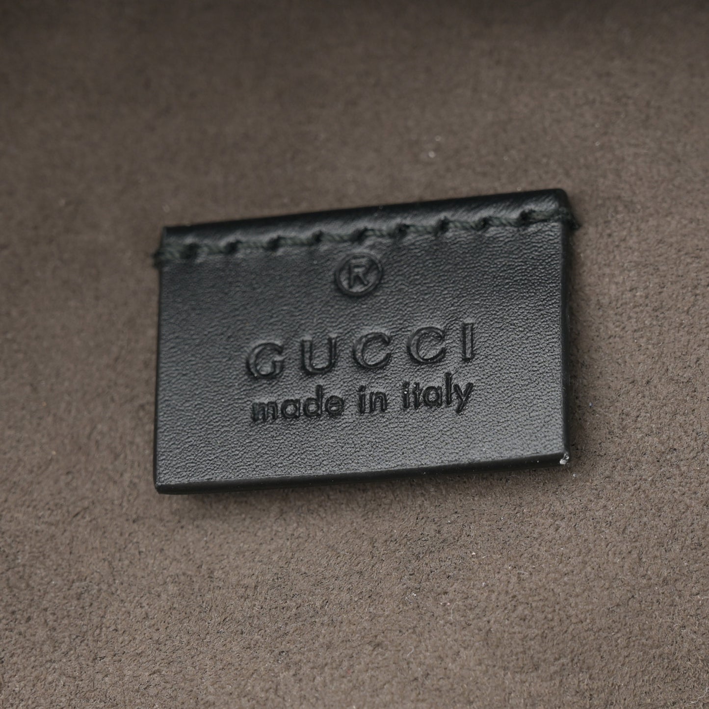 GG Supreme Monogram Medium Backpack Black