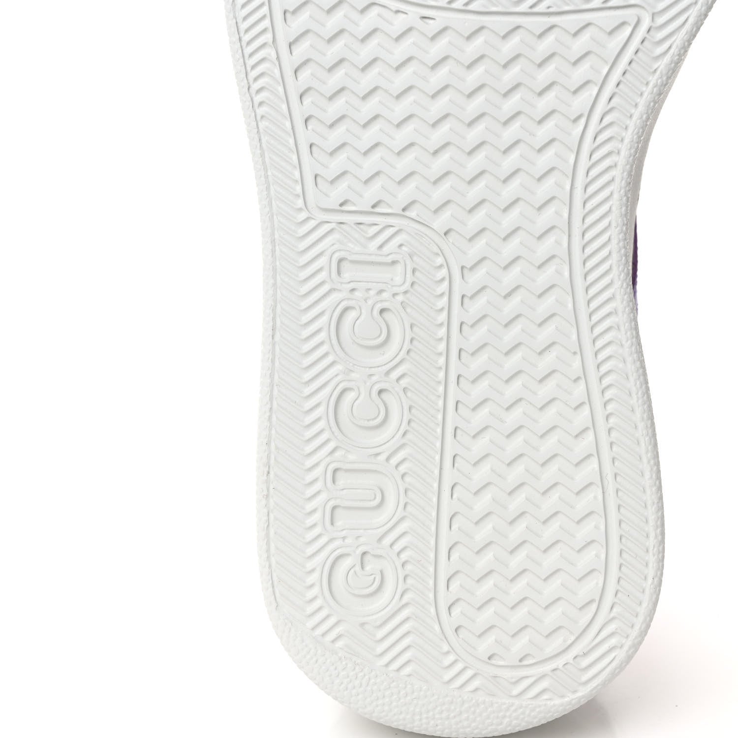 Gucci Calfskin GG Supreme Monogram Perforated Womens Platform 55mm Sneakers 36 Beige Ebony Sugar Pink Crop Shine Purple 7 of 10