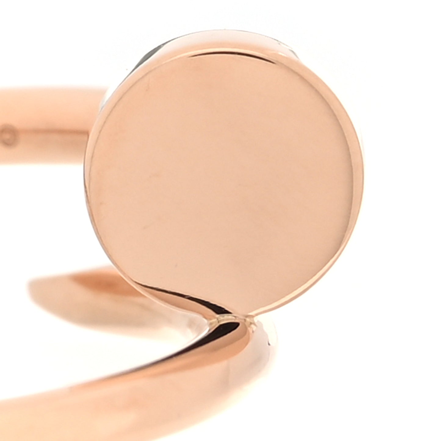 18K Pink Gold Small Juste Un Clou Ring 50 5.25