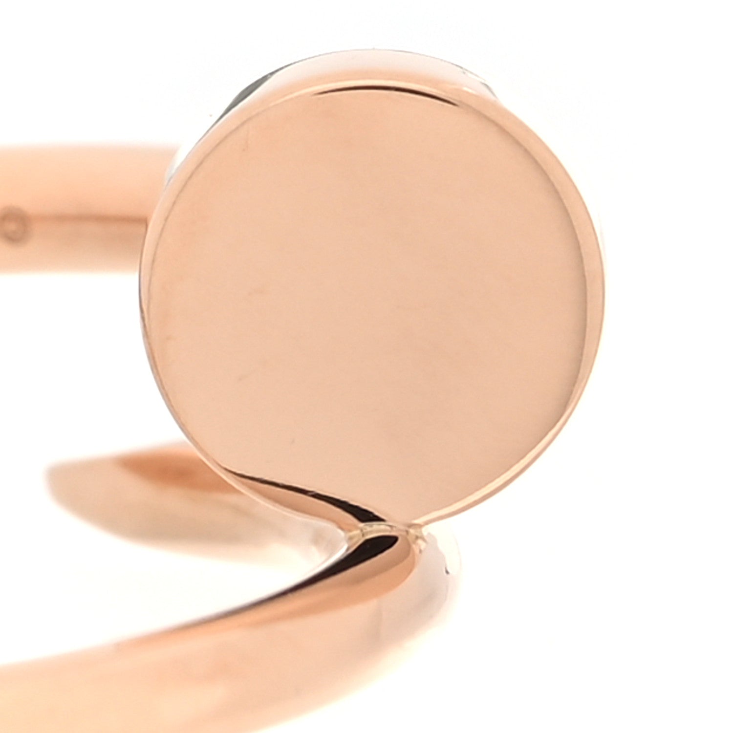 Cartier 18K Pink Gold Small Juste Un Clou Ring 50 5.25 4 of 5