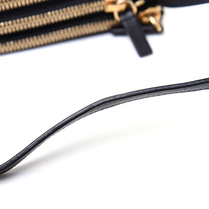 Celine Lambskin Small Trio Crossbody Bag Black 15 of 19