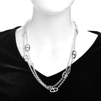 Hermes Sterling Silver Farandole Necklace 120 2 of 6