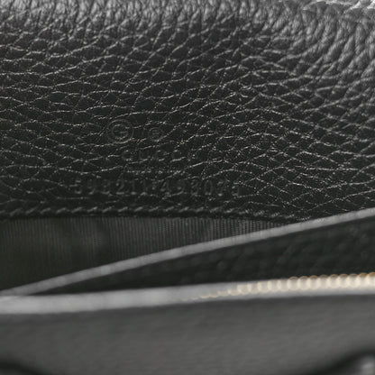 Gucci Pebbled Calfskin Soho Wallet On Chain Black 6 of 9