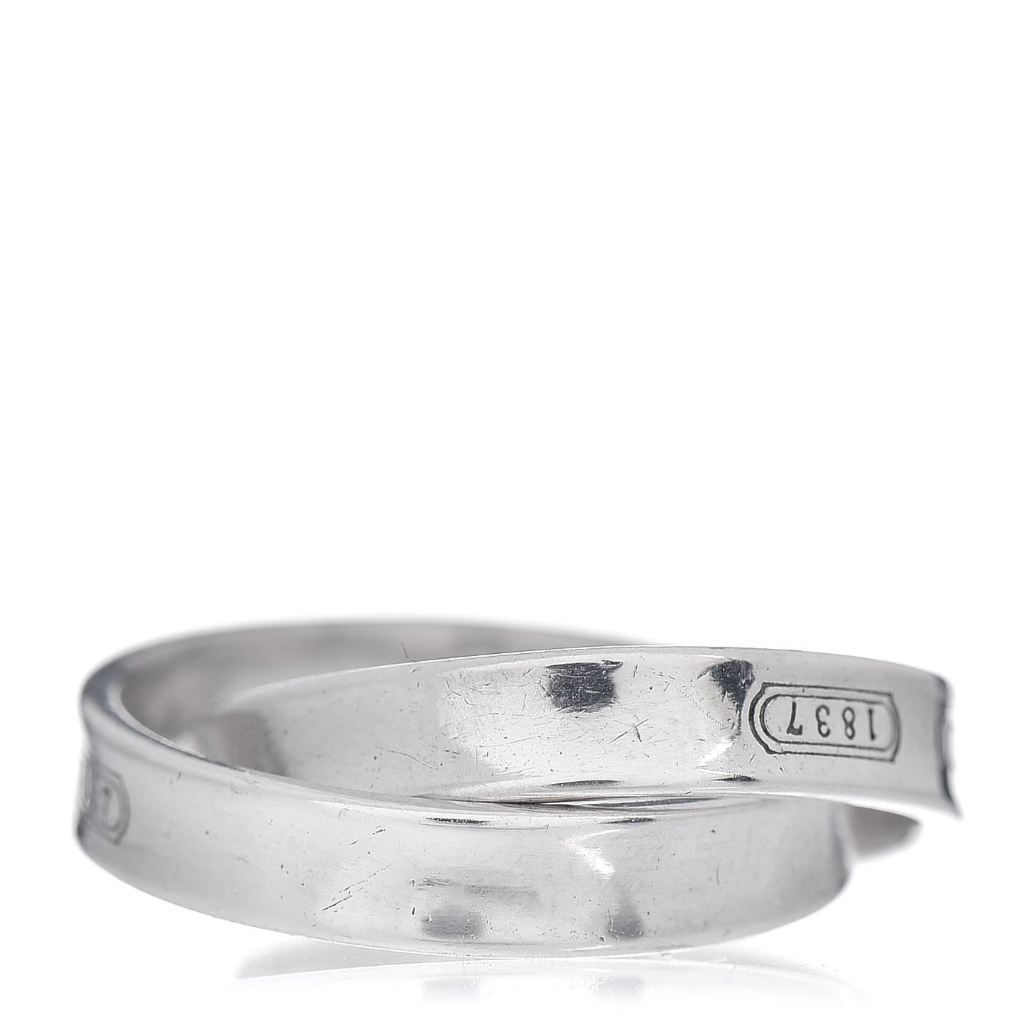 Sterling Silver 1837 Interlocking Ring 49 5