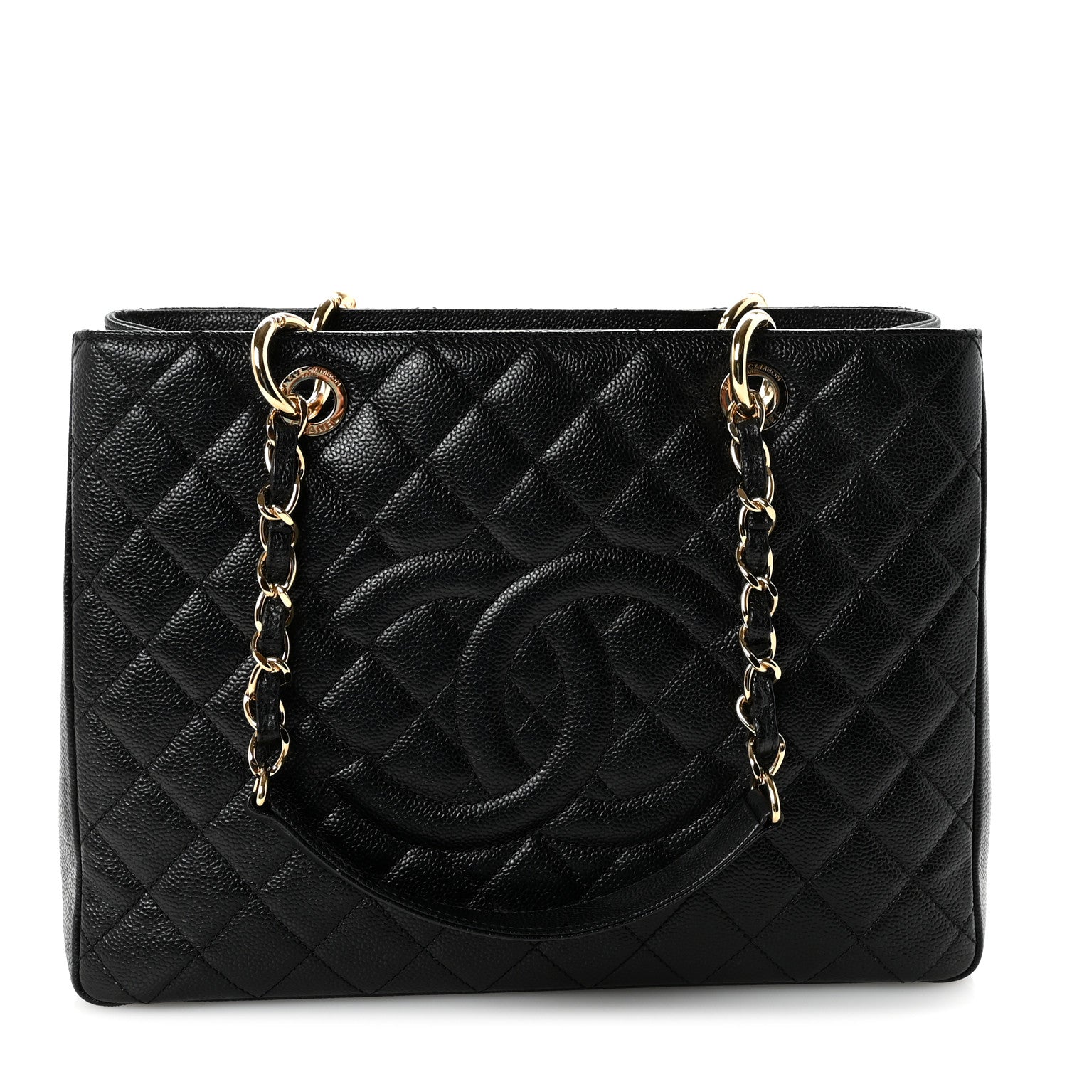 Chanel Caviar Quilted Grand Shopping Tote GST Black 1 of 11