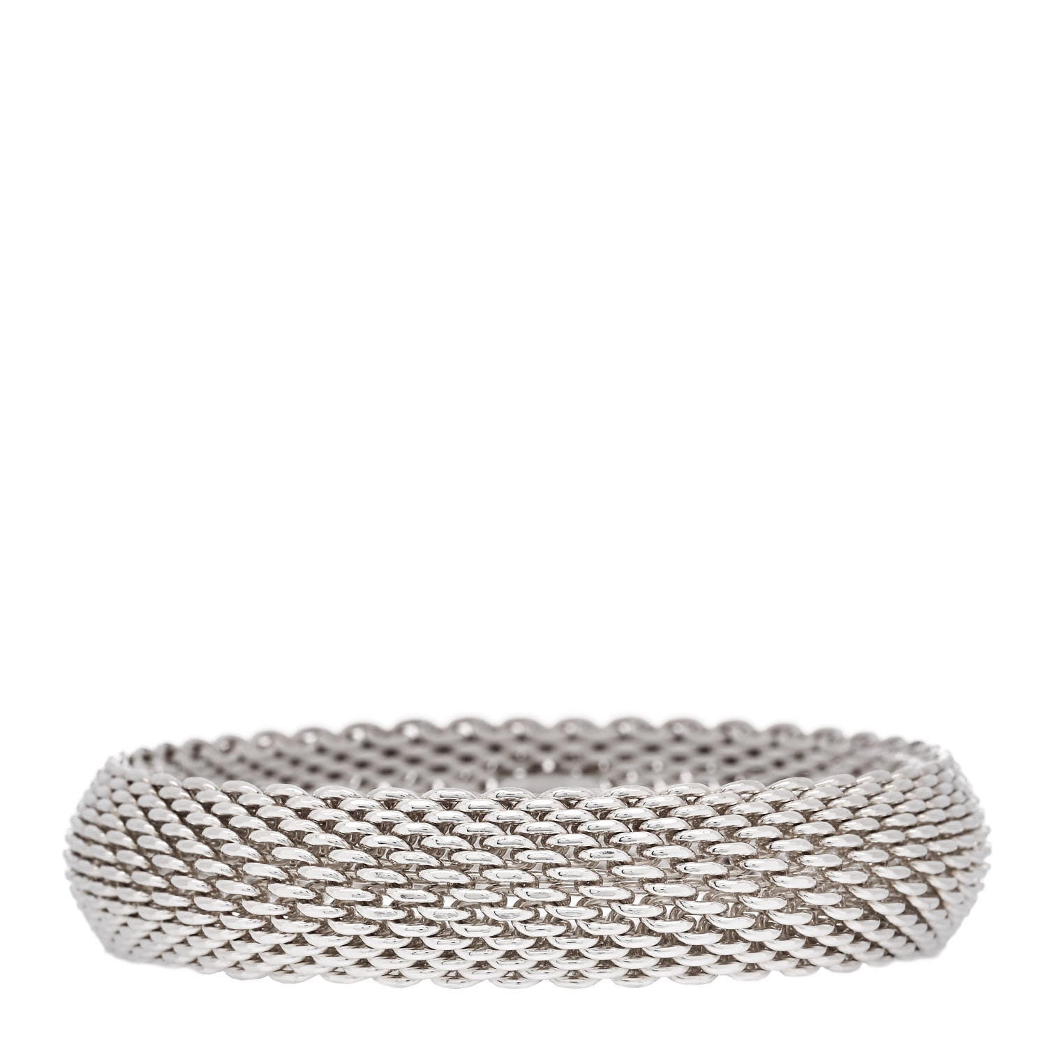 Tiffany Sterling Silver Somerset Mesh Bracelet 1 of 3