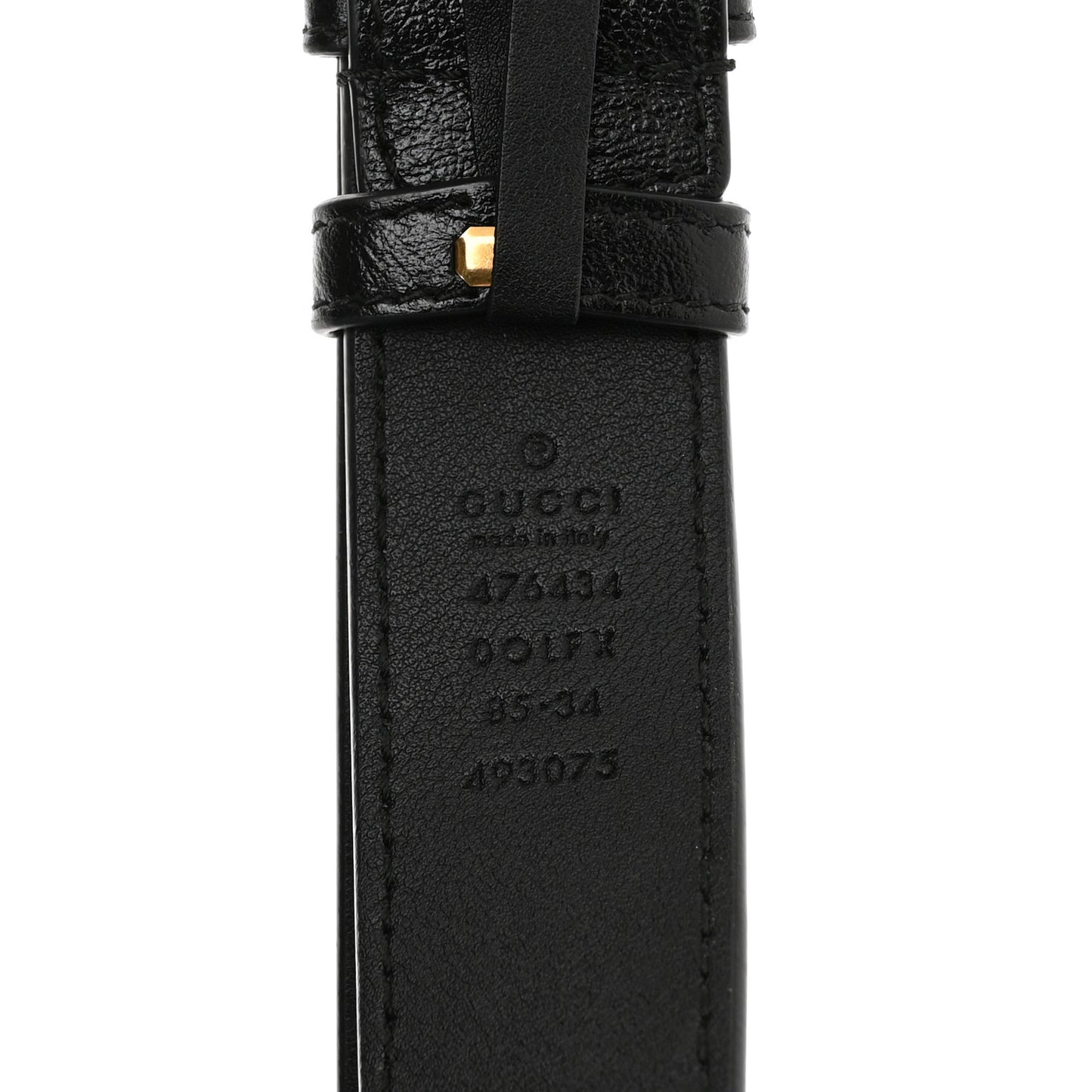 Azalea Calfskin Matelasse Diagonal Torchon GG Marmont Belt Bag 85 34 Black Romantic Cerise