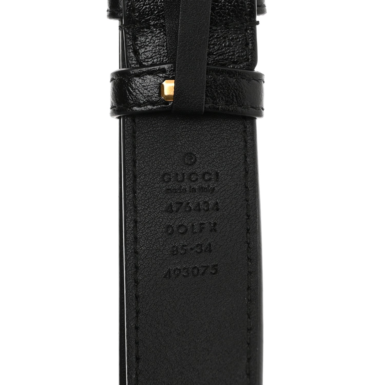 Gucci Azalea Calfskin Matelasse Diagonal Torchon GG Marmont Belt Bag 85 34 Black Romantic Cerise 6 of 12