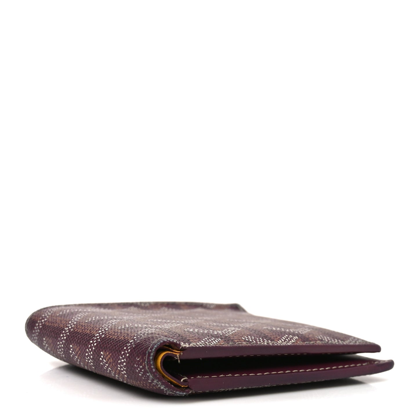 Goyardine Bi-Fold Victoire PM Wallet Burgundy