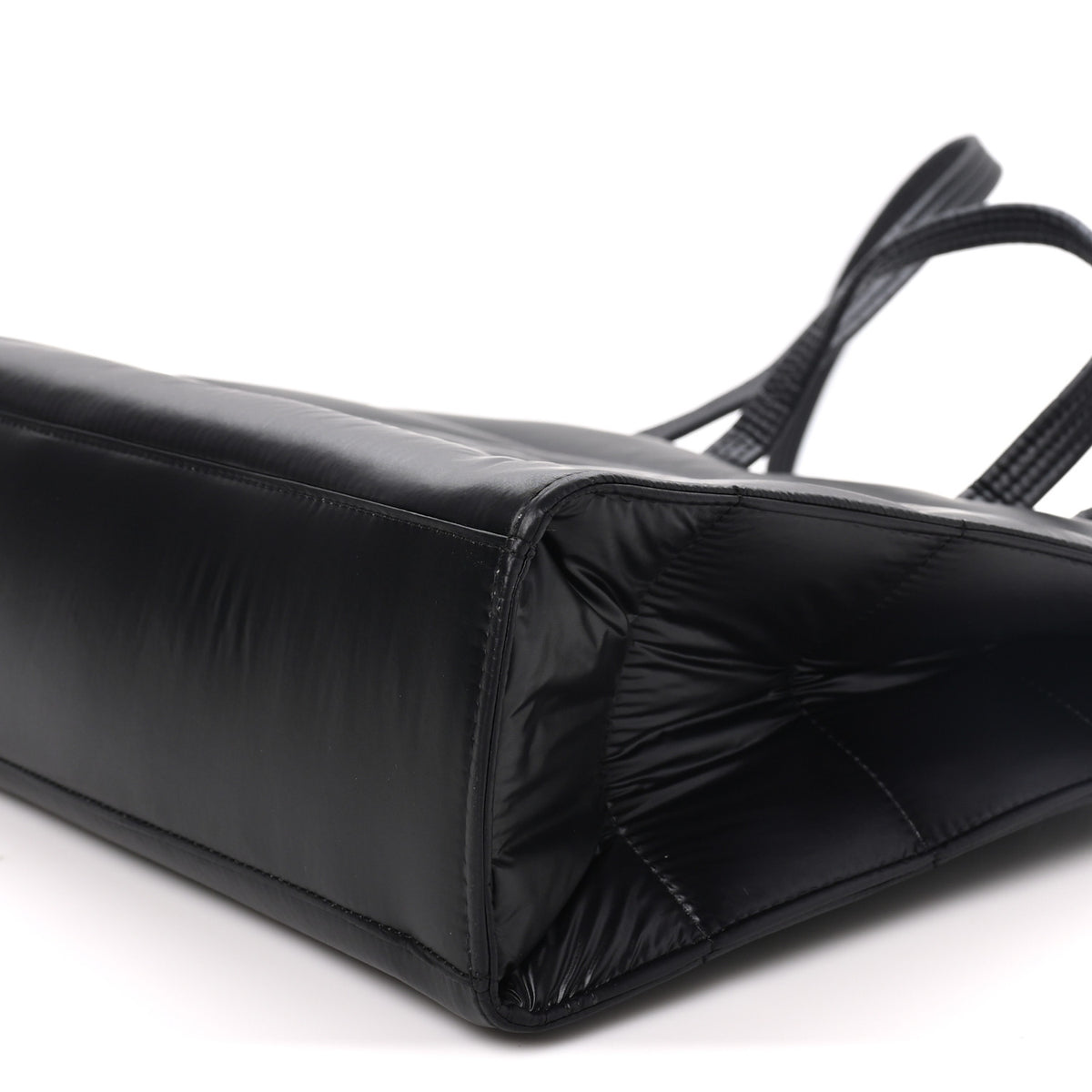 Telfar Nylon Medium Puff Shopping Bag Black 9 of 10