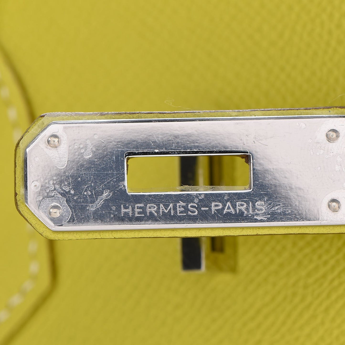 Epsom Candy Birkin 35 Lime Gris Perle
