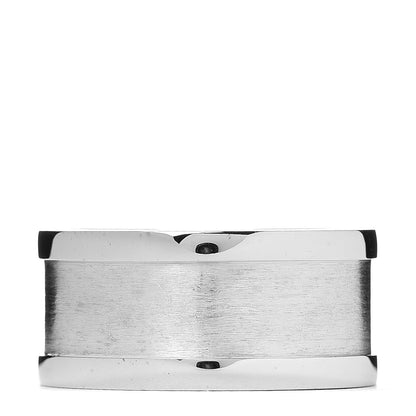 Cartier 18K White Gold Diamond 10mm C De Ring 56 7.75 3 of 4