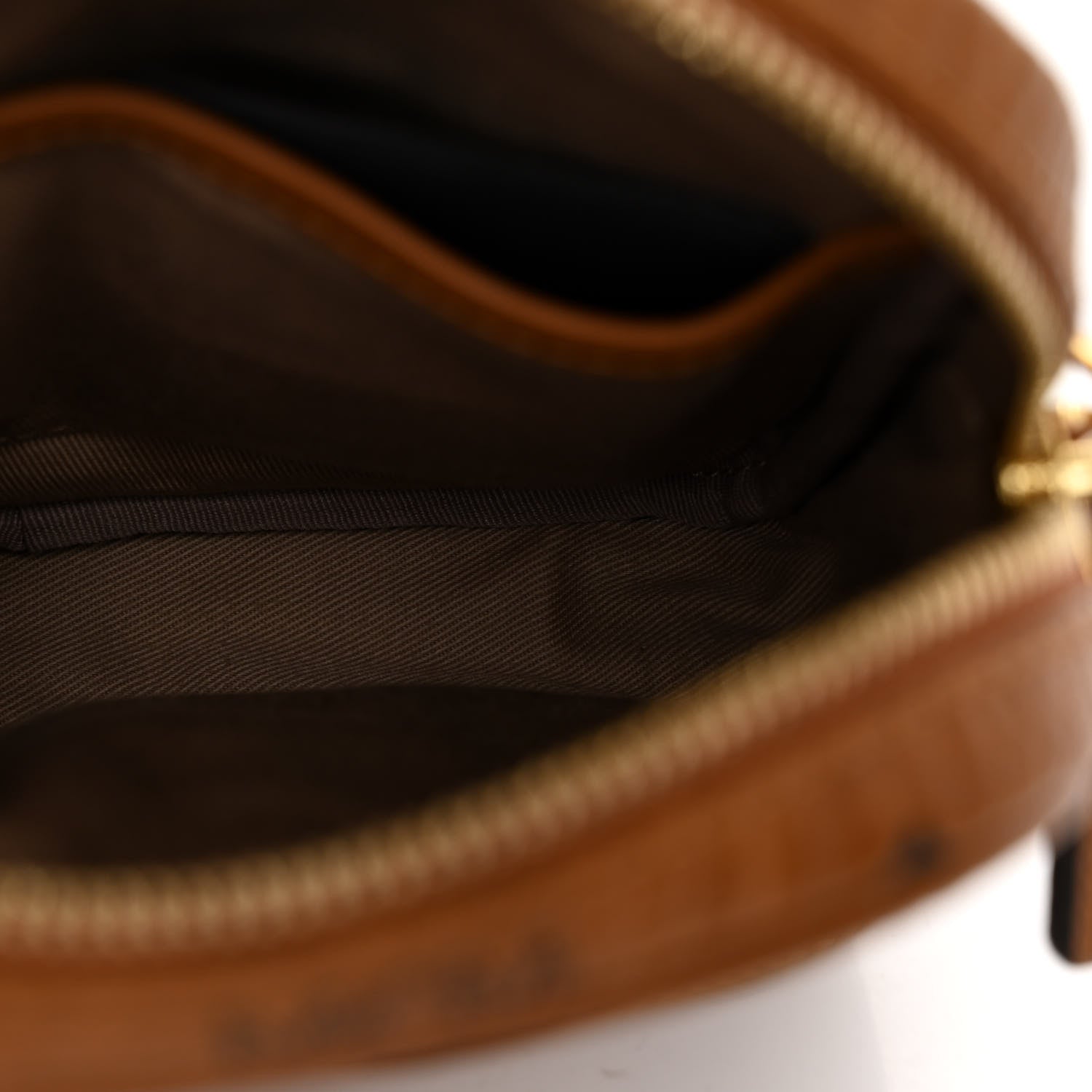 MCM Visetos X-Mini Crossbody Bag Cognac 5 of 9