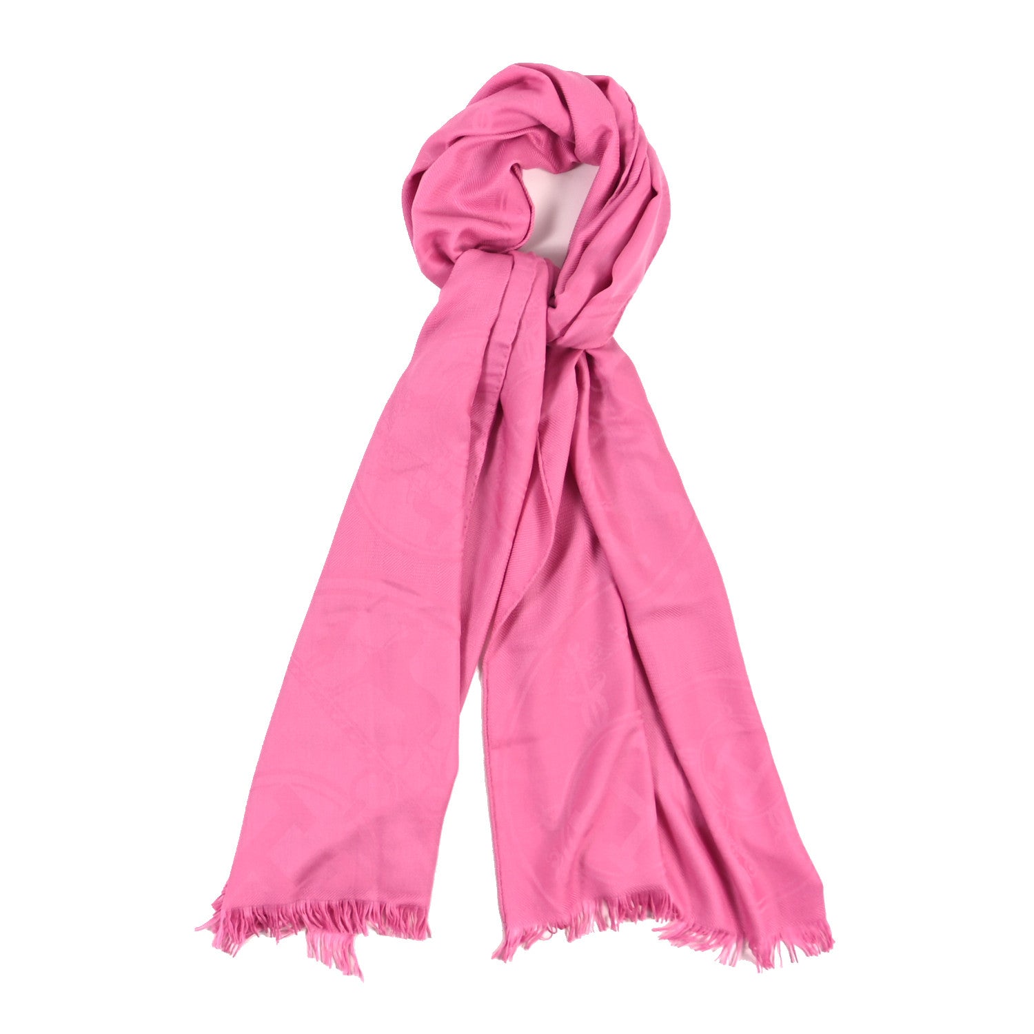 Hermes Cashmere Silk New Libris Stole Rose Bonbon 1 of 3