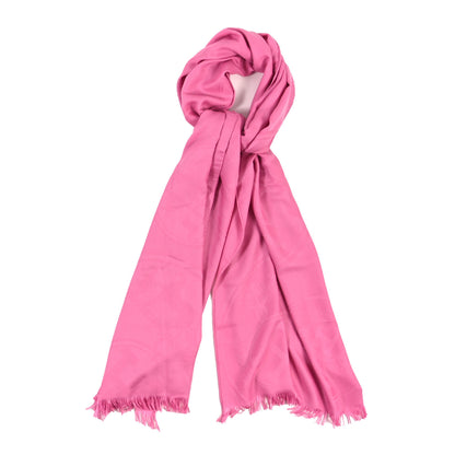 Hermes Cashmere Silk New Libris Stole Rose Bonbon 1 of 3