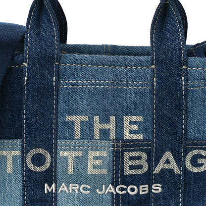 Marc Jacobs Denim Canvas Small Tote Bag Blue 7 of 11