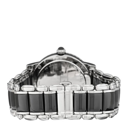 David Yurman Stainless Steel Ceramic Diamond Bezel 38mm Classic Quartz Watch Black 3 of 5
