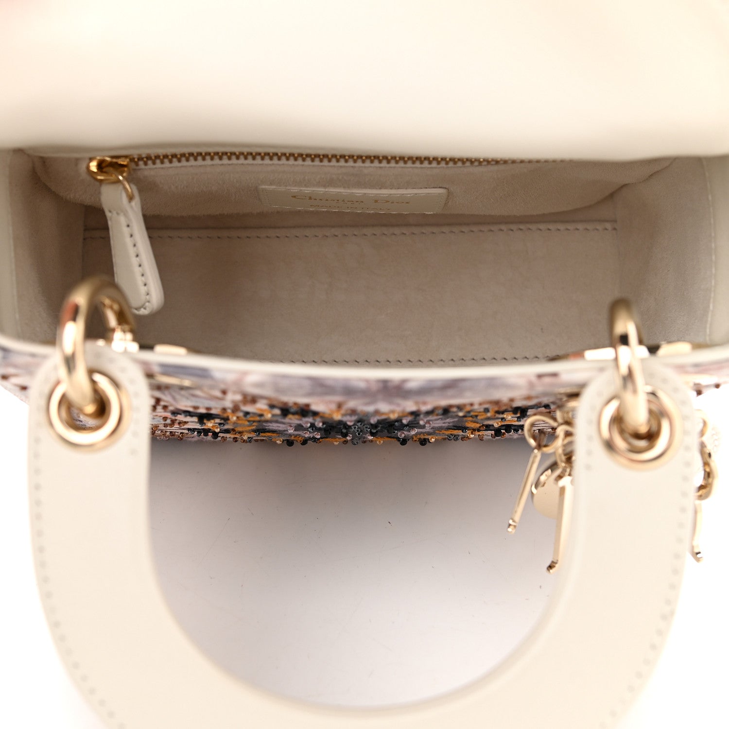 Christian Dior Calfskin Printed Mini KaleiDiorscopic Lady Dior Multicolor 5 of 8