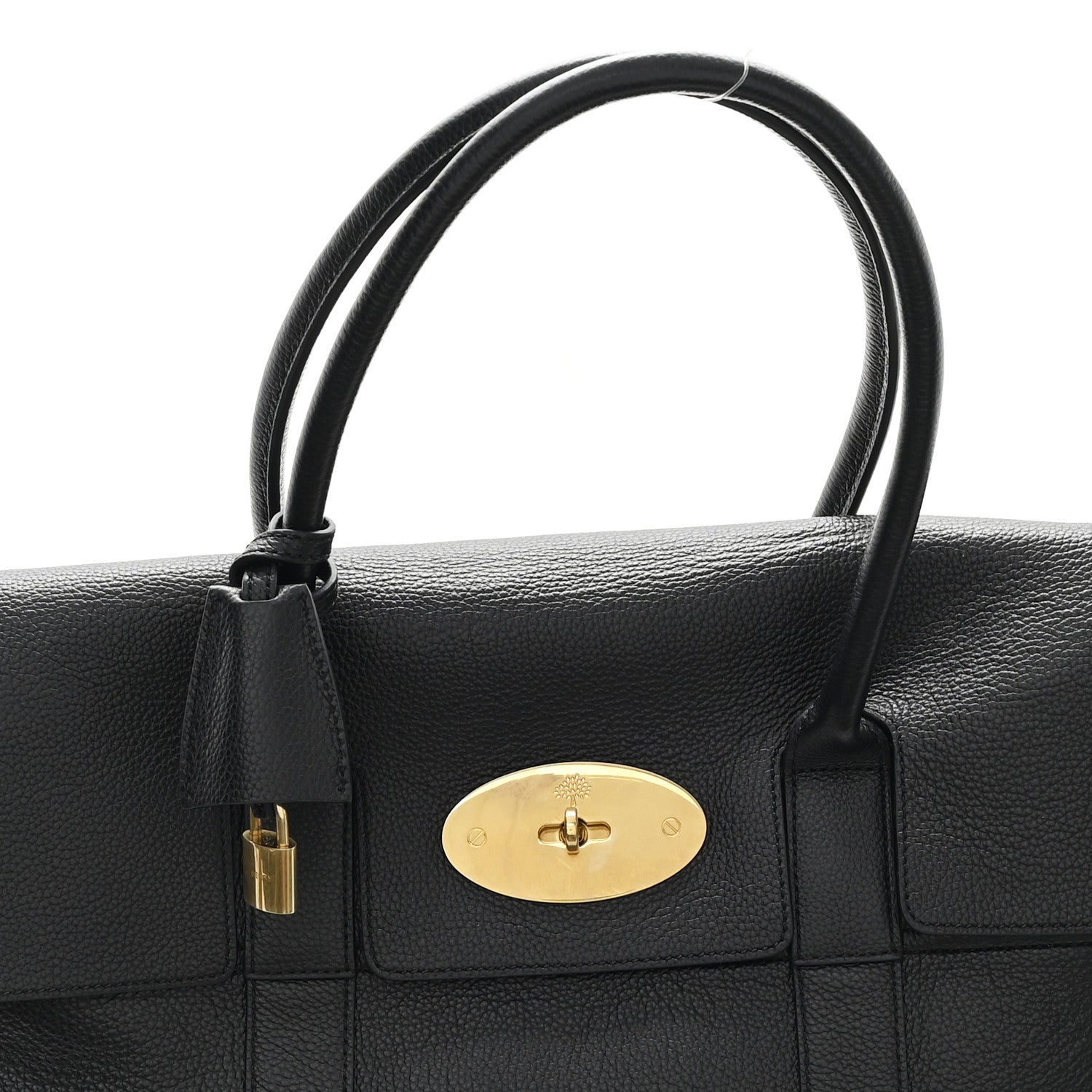 Mulberry Small Classic Grain Bayswater Black 8 of 10
