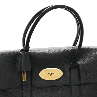 Mulberry Small Classic Grain Bayswater Black 8 of 10