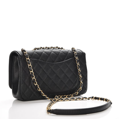 Chanel Caviar Quilted Medium CC Filigree Flap Black 4 of 8