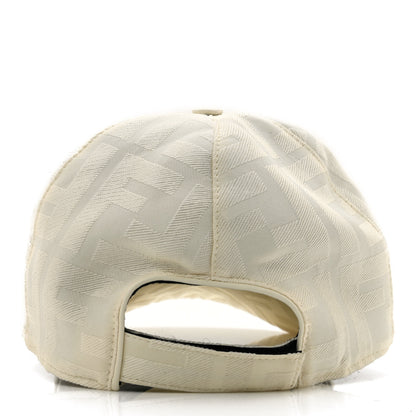 Fendi Canvas FF Baseball Hat White 6 of 9
