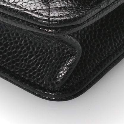 Chanel Caviar Quilted Wallet on Chain WOC Black 11 of 11