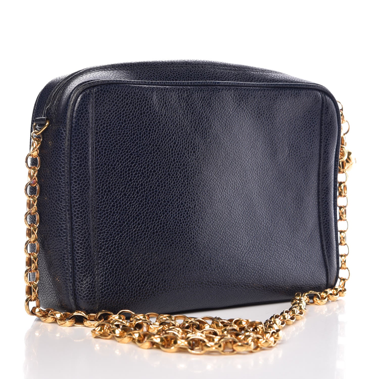 Chanel Caviar CC Camera Case Navy 3 of 10