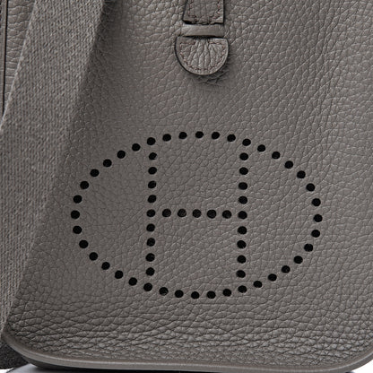 Hermes Taurillon Clemence Evelyne TPM Etain 8 of 8