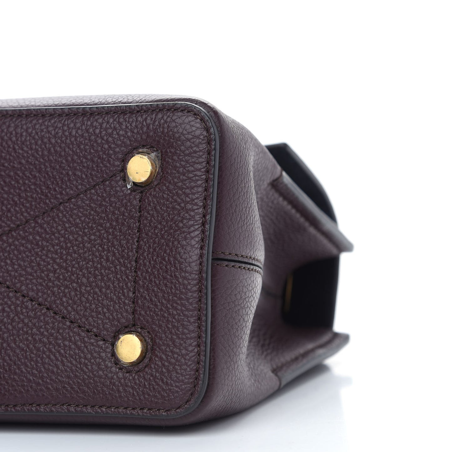 Small Classic Grain Calfskin Mini Seaton Oxblood