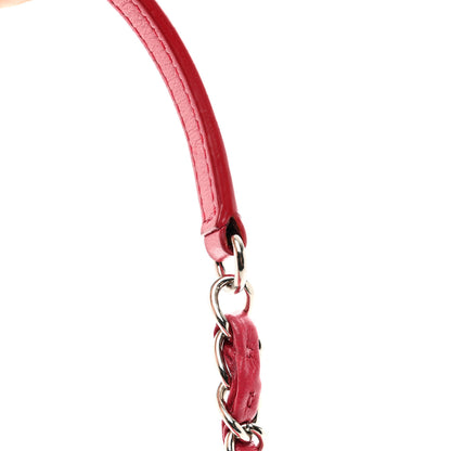 Chanel Patent Quilted Small Rock In Rome Single Flap Dark Pink 12 of 13
