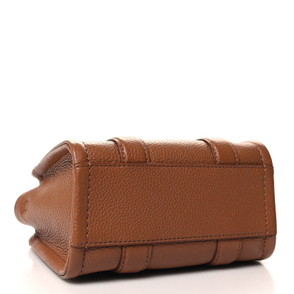 Marc Jacobs Grained Calfskin Mini The Tote Bag Argan Oil 4 of 11