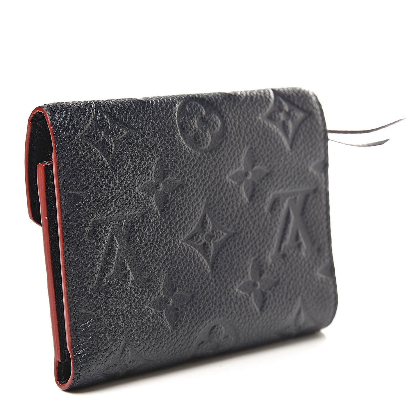 Empreinte Victorine Wallet Marine Rouge