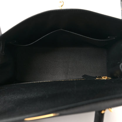Hermes Epsom Kelly Sellier 28 Black 5 of 11