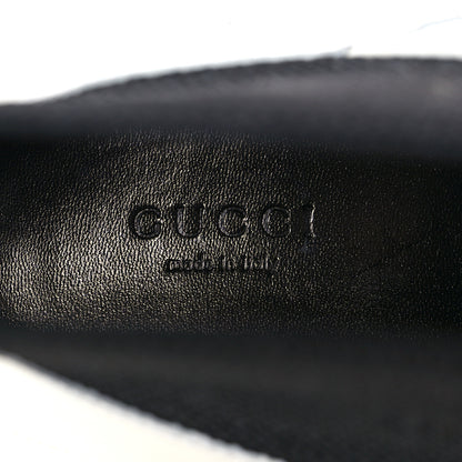 Gucci Calfskin Nappa Matelasse Frances Chelsea Boots 40 Great White Black 7 of 8