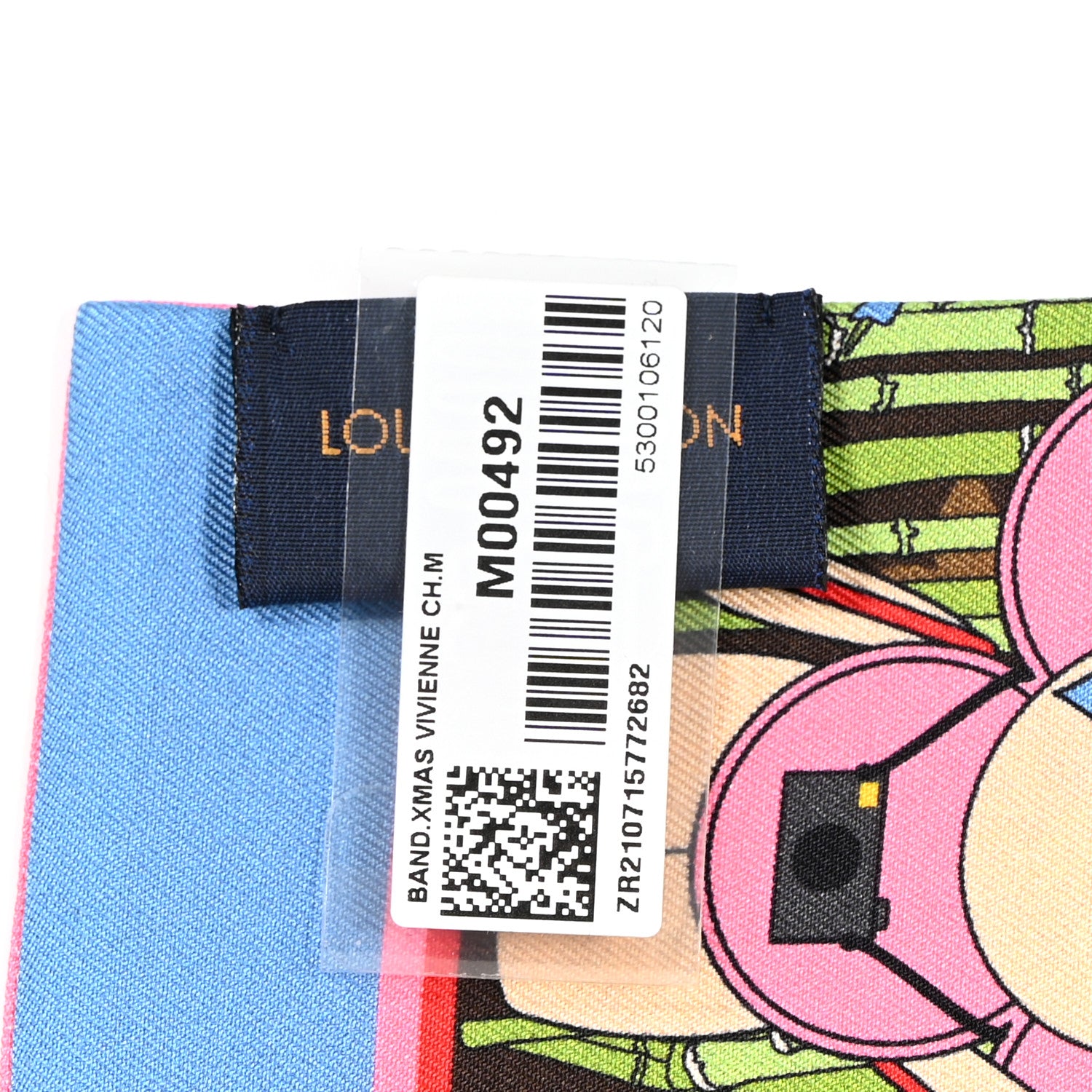 Louis Vuitton Silk Monogram 2021 Christmas Animation China Bandeau 2 of 3