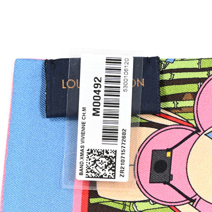 Louis Vuitton Silk Monogram 2021 Christmas Animation China Bandeau 2 of 3