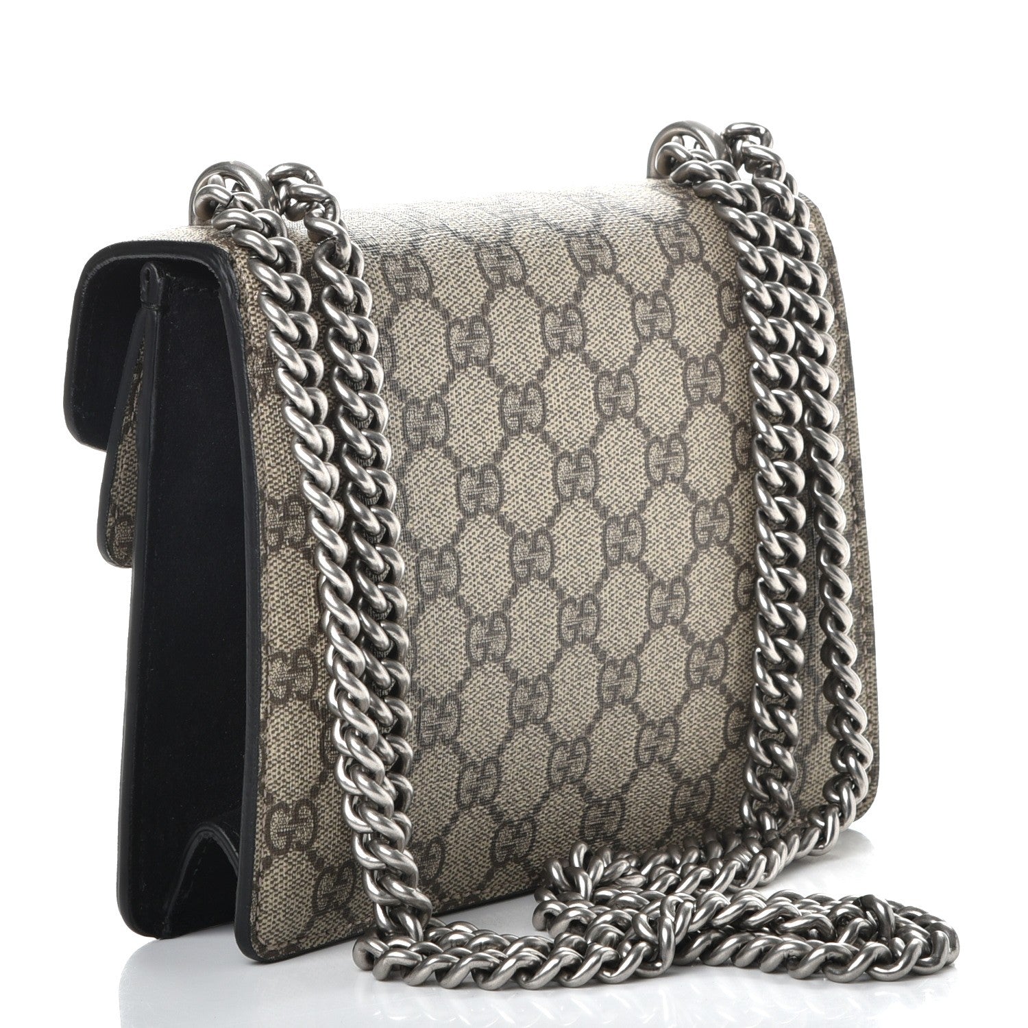 Gucci GG Supreme Monogram Mini Dionysus Shoulder Bag Black 4 of 9
