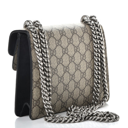 Gucci GG Supreme Monogram Mini Dionysus Shoulder Bag Black 4 of 9