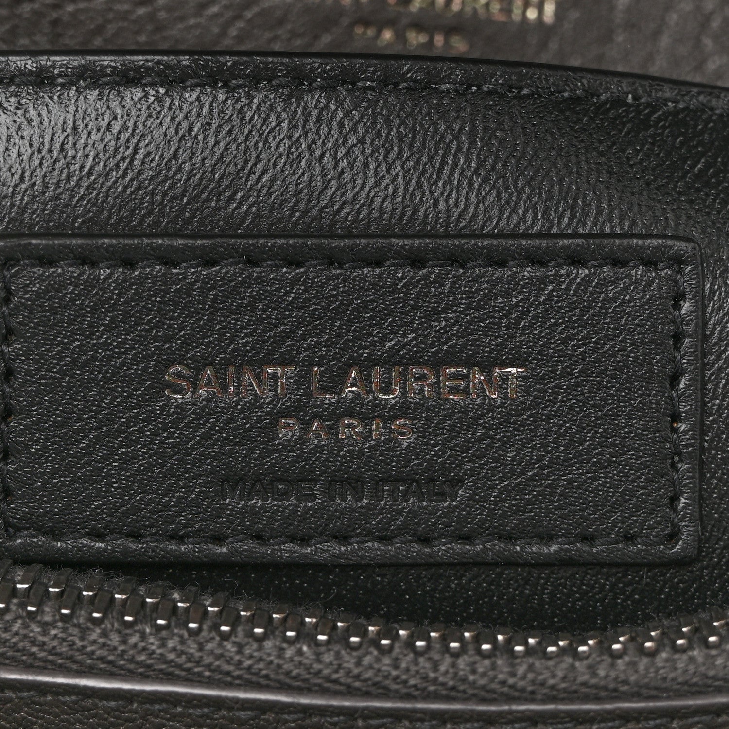 Saint Laurent Sheepskin Matelasse Chevron Monogram Medium College Bag Asphalt 6 of 13