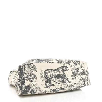 Christian Dior Straw Dioriviera Tote Grey 4 of 8