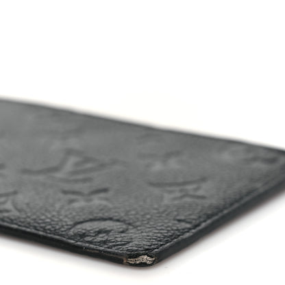Louis Vuitton Empreinte Felicie Chain Wallet Zippered Insert Black 9 of 11