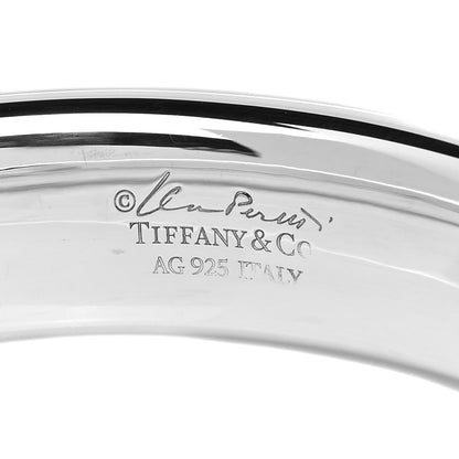 Tiffany Sterling Silver Narrow Elsa Peretti Doughnut Bangle Bracelet 4 of 5