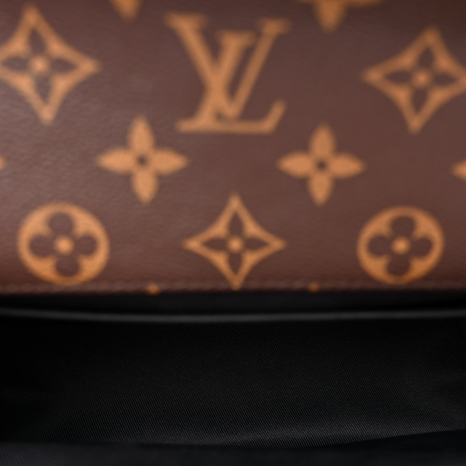 Louis Vuitton Patent Calfskin Monogram Cherrywood BB Black 5 of 9